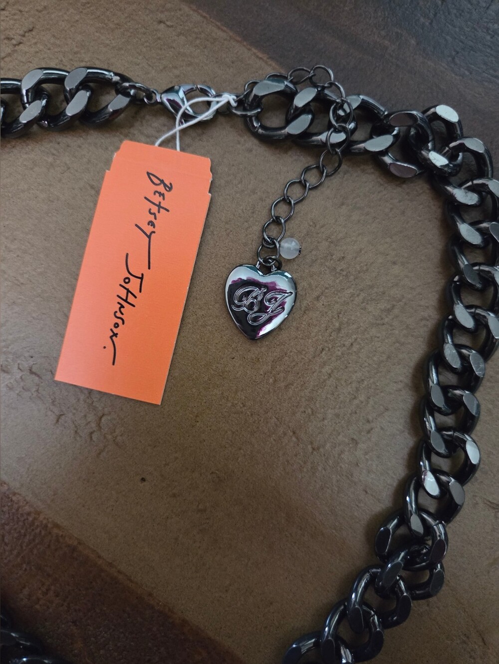 Betsey Johnson Heart Dagger Necklace - Picture 6 of 7